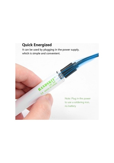Ganzhoushop W V Usb Teli Standı Sıcaklık Şarj Lehimleme Lehim Kiti İle Havya Havya Handskıt Elektrikli Ayarlanabilir 8 5 Zi