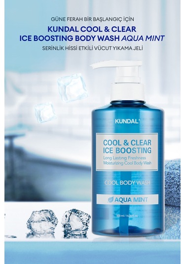 Kundal Arındırıcı Ferahlatıcı Vücut Şampuanı Cool Refreshing Body Wash Aqua Mint 500 ML