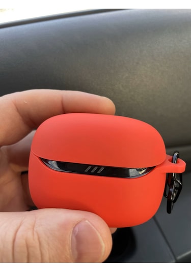 Jbl Tune Flex 2 Uyumlu Mat Silikon Kapak Kılıf+kanca Beyaz