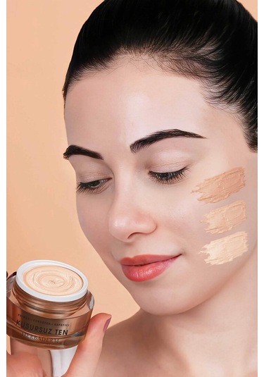 Herbaderm Kusursuz Ten Primer Kapatıcı Fondöten Light
