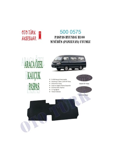 Hyundai H100 Panelvan Uyumlu Oto Paspas