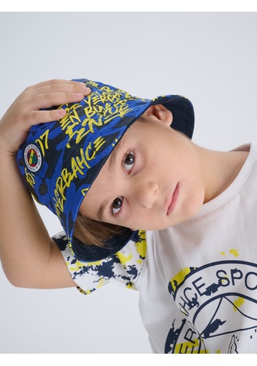 Çocuk Çift Taraflı Şapka Fb Laci Yeni