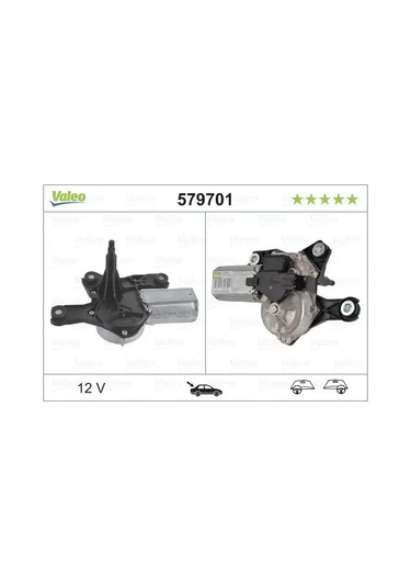 Opel Zafira A Silecek Motoru Arka 2000-2005 Valeo 579701