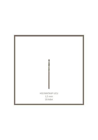 Hss Matkap Ucu 1,5 Mm, Metal, Ahşap, Plastik İçin 10 Adet