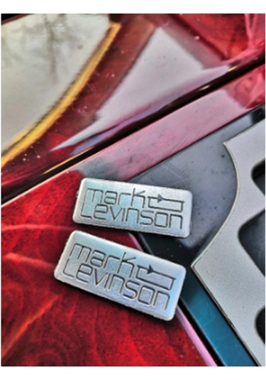 Mark Levinson Hoparlör Krom Metal 3M Logo Amblem 2 Li Set (503744213)