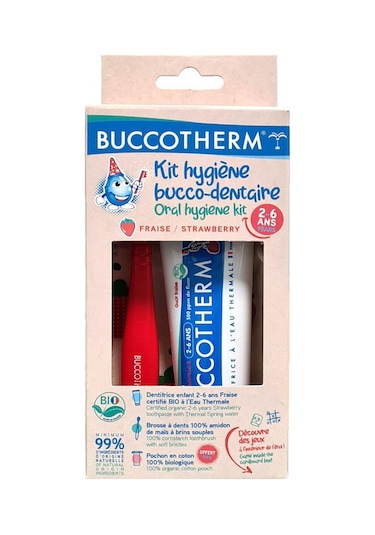 Buccotherm Çilekli Diş Macunu 50 ml + Diş Fırçası
