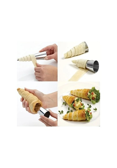 6'lı Korne Kalıbı Paslanmaz Çelik Tarif Edildiği Gibi