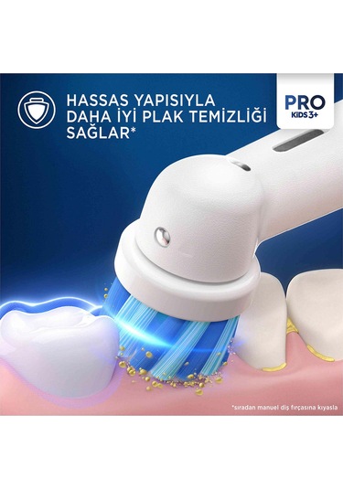 Oral-B Spiderman Şarjlı Diş Fırçası Yedek Başlığı Beyaz 2'li