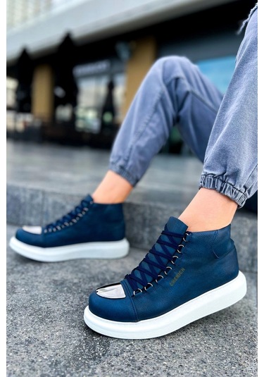 Ch267 - Cbt Roma Mirror Erkek Bot Lacıvert Çok Renkli