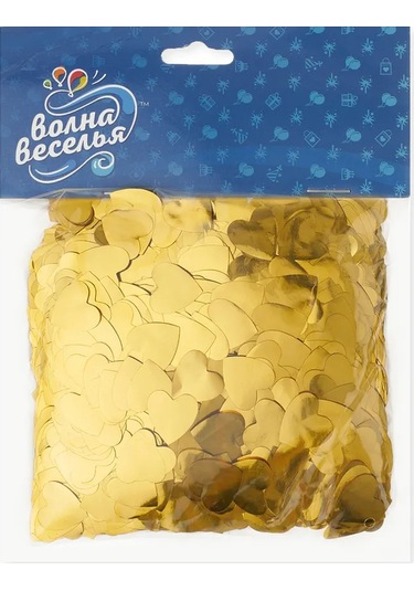Eventbox Balonlar Ve Kutlamalar İçin Konfeti, Kalp Şekilli, Altın Rengi, 50 Gr. 133500267 Altın Rengi