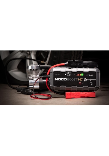 Noco Boost HD GB70 12V 2000 Amper Lityum Akü Takviye + Powerbank + Led Lamba