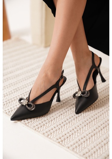 Wines Kadın Siyah Topuklu Ayakkabı Muhtelif