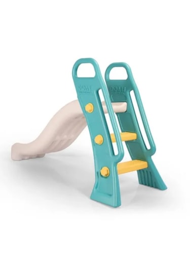 Dolu Küçük Kaydırak Yeşil Beyaz - Turkuaz