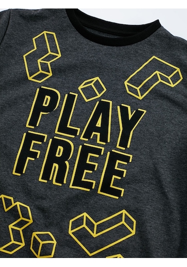 Denokids Mushi Play Free Erkek Çocuk Pantolon Takım Çok Renkli