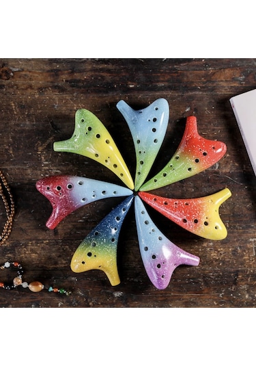 Hermann Mayer Pro Ocarina 12 Ses Bordo Mavi