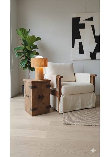 Makrome Rafya Abajur Modern Tasarım Dekoratif Masa Lambası Aydınlatma Glop Cam Abajur Hasır