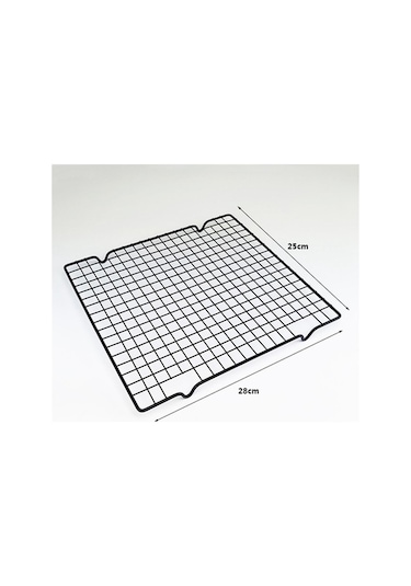 Ulzyvf Soğutma Siyah Raf, Çelik Kek Kurutma Ağı, 3'lü Set, Karbon Ekmek Rafı Siyah