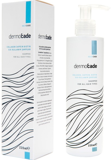 Dermocade Collagen Caffein Biotin Sık Kullanım Şampuanı 220 ML