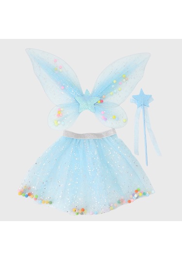 Lıcorıce Festival, Doğum Günü Partisi Çocuk Giysileri Üç Parça-mavi