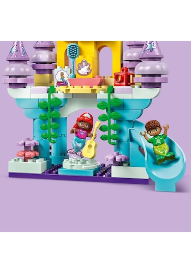 LEGO® DUPLO® │ Disney Ariel’in Sihirli Su Altı Sarayı 10435 - 2 Yaş & Üzeri Çocuklar için Eğitici Oyuncak Yapım Seti (116 Parça)