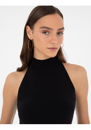 Pierre Cardin Kadın Siyah Bluz Triko 50296460-vr046 Siyah