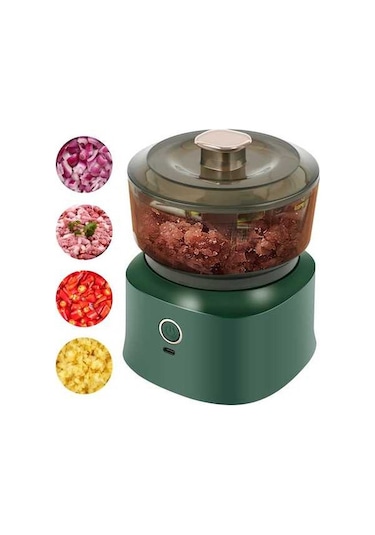 Pazly Cbtx Jrq-01 Ev Kablosuz Elektrikli Kıyma Makinesi, Boyut: Çift Tıklama Yeşil Yeşil