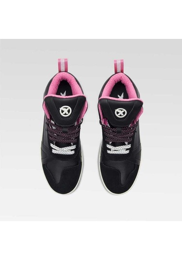 Xpd Moto-1 Deri Lady H2out Sneakers Siyah