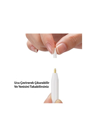 Coofbe Apple Pencil İçin 2 Adet Yedek Uç Apple Pencil 1 Yedek Uç Apple Pencil 2 Yedek Uç 2 Adet