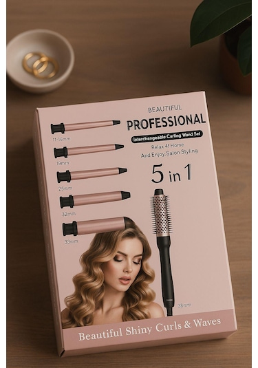 Beautiful Professional 5 in 1 Hava Üfelemeli Şaç Maşası
