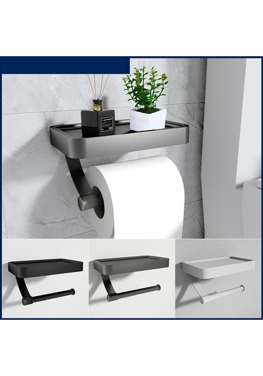 Suntek Duvar Beyaz Için Kağıt Rulo Tutucu Alüminyum Raf Çok