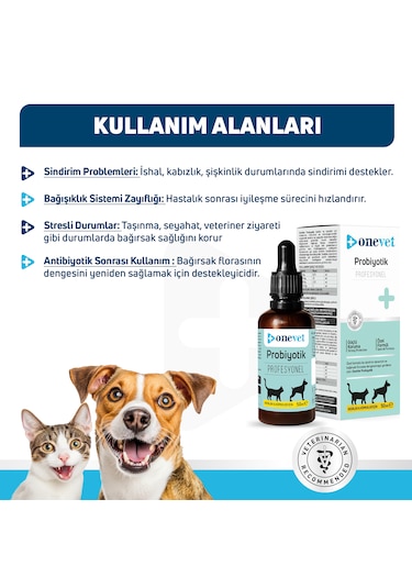 Onevet Kedi Ve Köpekler İçin Prebiotik Sıvı Damla 50 Ml