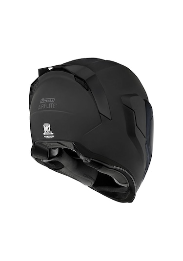 Icon Airflite Dark Kapalı Motosiklet Kaskı Mat Siyah