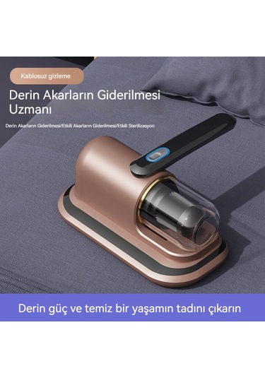 Jian Fan Evşarj Edilebilir Akar Temizleme Aleti Büyük Emişçiftçi Vuruşlu Ultraviyole Sterilizasyon Akar Temize Elektrikli Pürge Yatağıaltın