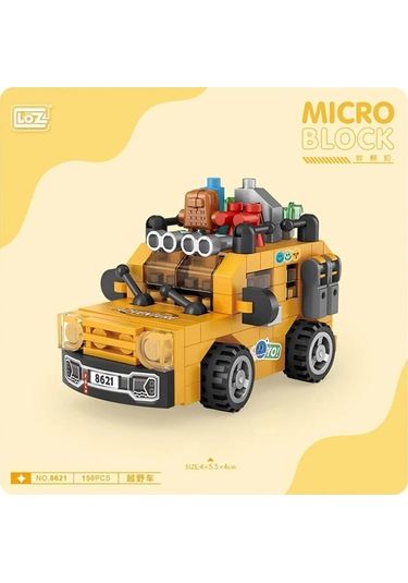 Loz Arazi Aracı 150 Parça Block Oyuncak-mini Poşet