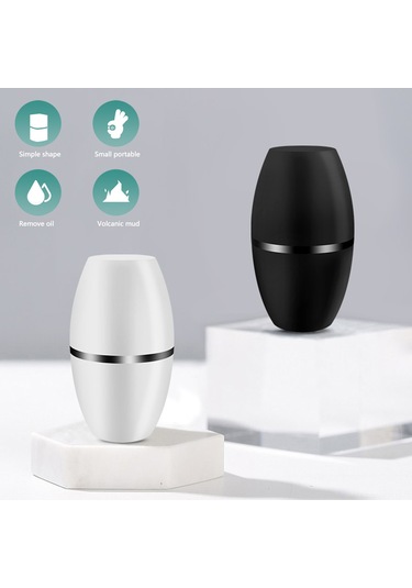 Hangfox Siyah Kare Volkanik Taşlı Yüz Yağını Absorb Edici Roller - Pore Küçültme Ve Uzun Süreli Makyaj Sağlama