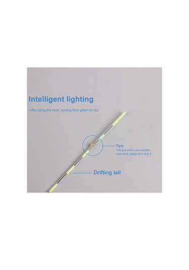 Yuntech01 Nano Hafiflik Algılayıcı Renk Değiştiren Akıllı Alarmlı Gece Balık Tancağı, Yüksek Hassasiyetli Işık Veren Balık Tutma İndikatörü Bs-901