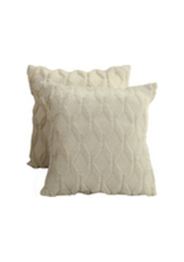 Aubyhe 2 Adet Yumuşak Kürk Ve Kadife Yastık Kılıfı, 18x18 İnç, Kayıp Rengi, Gizli Reçme, Yıkama Kolay, Yumuşak Dokuma Sadece Kılıflar Çok Renkli