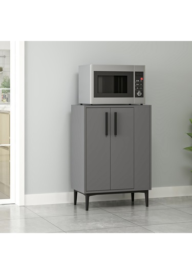 Dekorosso New Lowya Çok Amaçlı Kiler Dolabı Antrasit