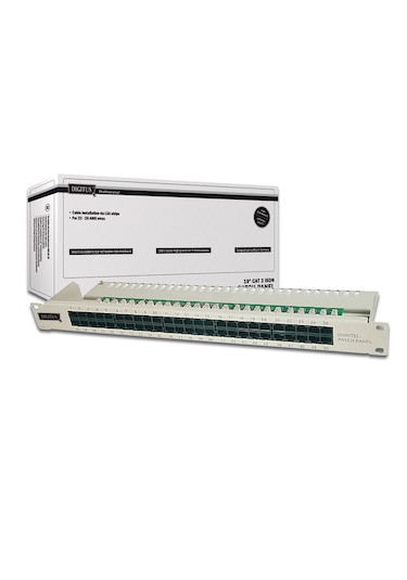 Digitus 19 Inch 50 Port Cat-3 Isdn Patch Panel, Zırhsız -18310