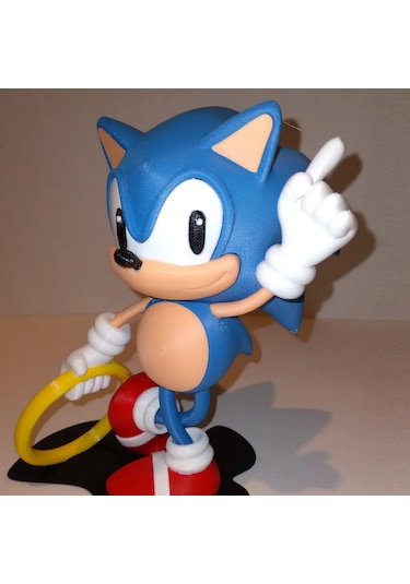 Sonic Klasik Renkli Figür