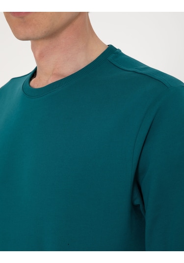 Pierre Cardin Erkek Zümrüt Sweatshirt 50314054-vr055 Zümrüt