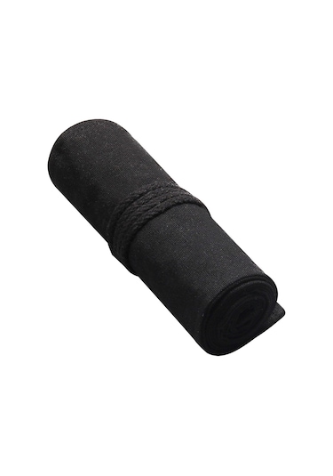 Sanat Malzemeleri Boya Fırçası Taşıyıcı Portföy Tuval Kılıfı Roll Up Kalemlik Resim Çantası Siyah