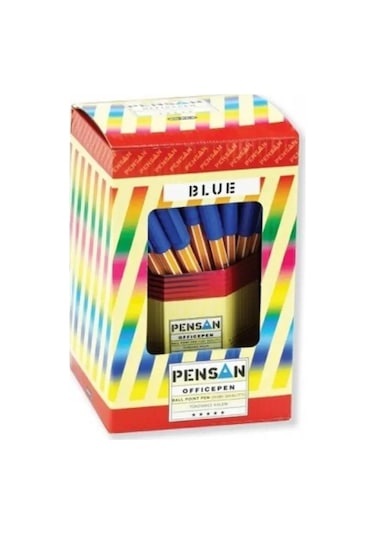 Pensan Mavi Tükenmez Kalem Pk 60'lı Ball Paint Pen