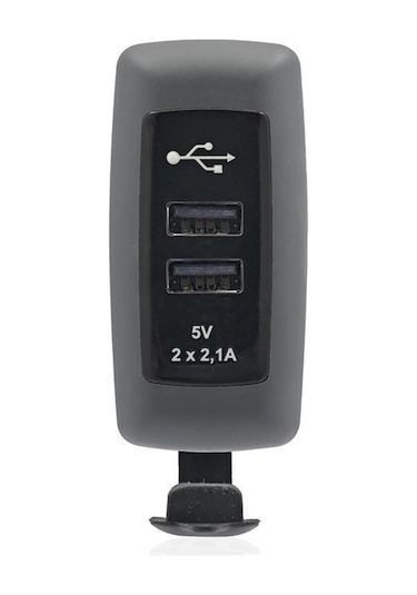 Sanel Usb Şarj Küpteşte Montajlı Çlft Çıkış 12//24v 4.2a Suc8 Suc8b.dg