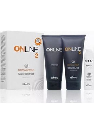 Kaaral Onlıne Boyalı Saçlar İçin Kalıcı Saç Düzleştirme Sistemi No: 2 200 ML