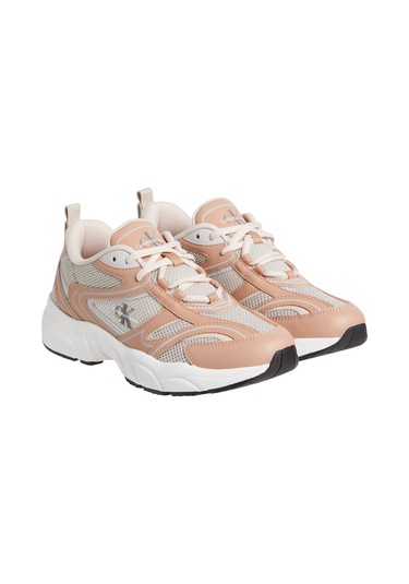 Calvin Klein Retro Tennıs Mesh Ml Somon Kadın Sneaker Pembe