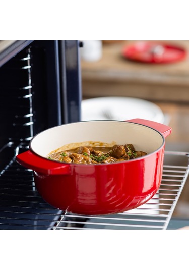 Kitchenaid Cc006057 Döküm Demir Tencere 22 Cm / 3.3 L Empire Kırm Kırmızı