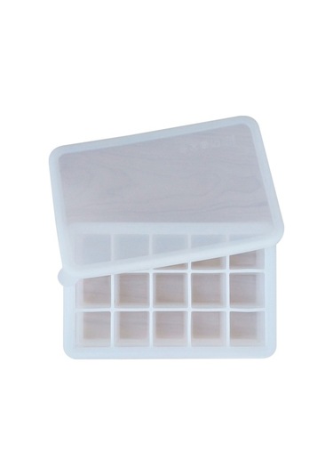 Besthome1 15 Izgara Silikon Buz Kalıbı, Kapaklı, Kolay Kaldırılabilir, Renkli Mutfak Ürünü Çok Renkli