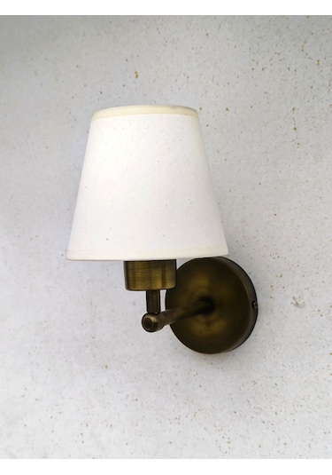 Shimmer Duvar Apliği Eskitme Gold Krem Başlıklı Krem