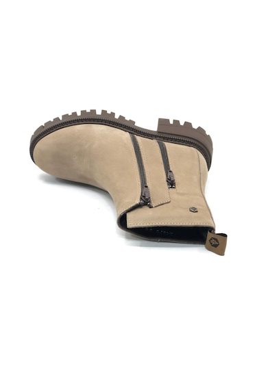 Hammer Jack 102-24675-z Irene Hakiki Deri Postal Kadın Bot Kum